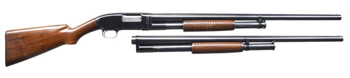 WINCHESTER MODEL 1912 TWO BBL. SET PUMP SHOTGUN.