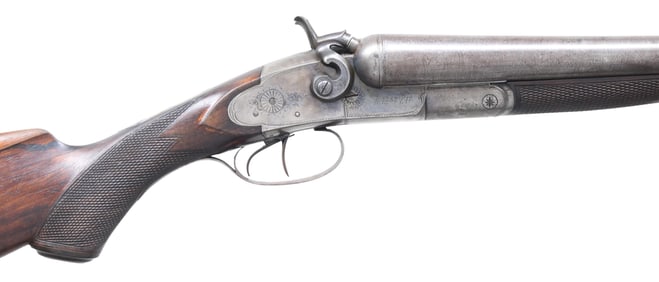 L.C. SMITH BAKER MODEL QUALITY C SXS HAMMER