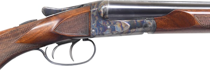 A.H. FOX STERLINGWORTH TWO GAUGE SET SXS SHOTGUN.