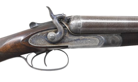 FINE AS FOUND JAMES PURDEY TOP LEVER HAMMER DOUBLE