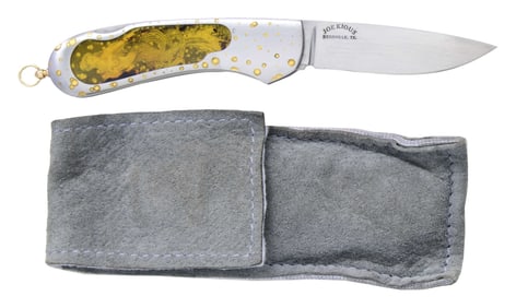 SPECTACULAR JOE KIOUS POCKET-LOCKET KNIFE WITH