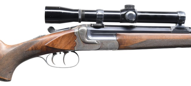 FINE SINGLE SHOT BOXLOCK KIPLAUF BY CARL STIEGELE
