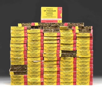 LOT OF KYNOCH 375 MAGNUM FLANGED NITRO EXPRESS