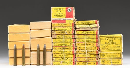 LOT OF ABOUT 265 RDS. OF 375 FLANGED NE AMMO.