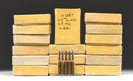 165 ROUNDS OF 6.5X54 MANNLICHER/SCHOENAUER RIFLE