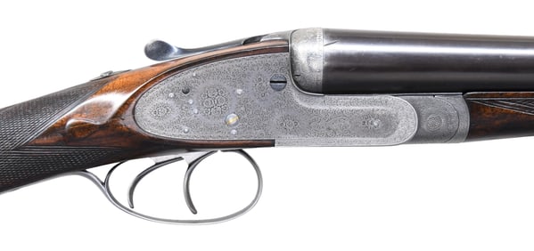 UNUSUAL BOSS SIDELOCK GAME GUN WITH PURDEY SELF-