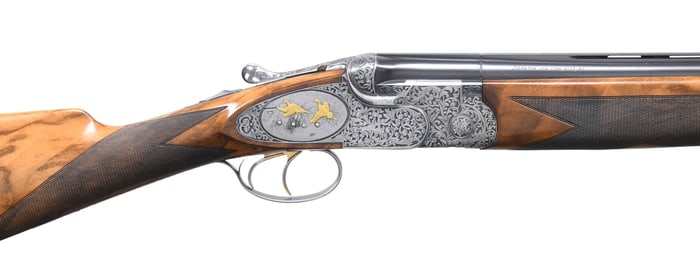 SCARCE DOUBLE TRIGGER BERETTA SO6 EELL WITH GOLD