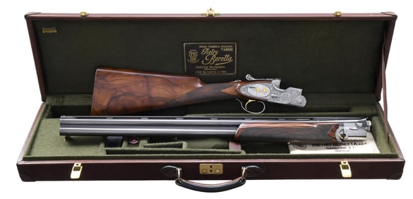 CANDITO ENGRAVED BERETTA SO6 EELL WITH GOLD O/U