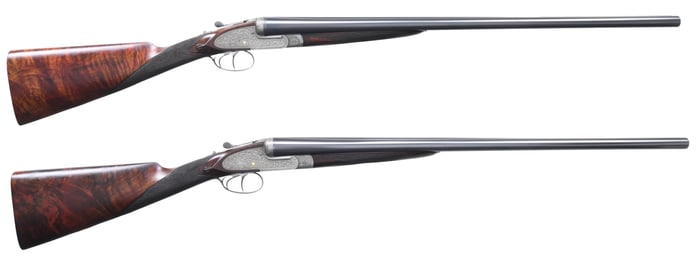 FINE PAIR OF IMPERIAL GRADE LEBEAU COURALLY