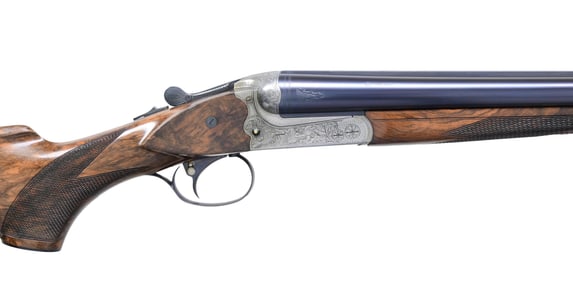 MERKEL MODEL 147EL SXS SHOTGUN WITH BRILEY CHOKES