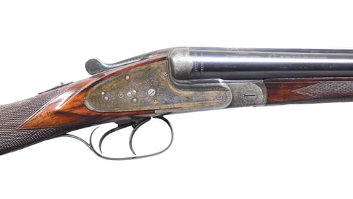 20 BORE J.P. SAUER SIDELOCK EJECTOR GAME SHOTGUN.