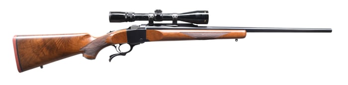RUGER NO.1-B SINGLE SHOT RIFLE.