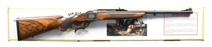 RUGER NO.1-S 50TH ANNIVERSARY SINGLE SHOT RIFLE.
