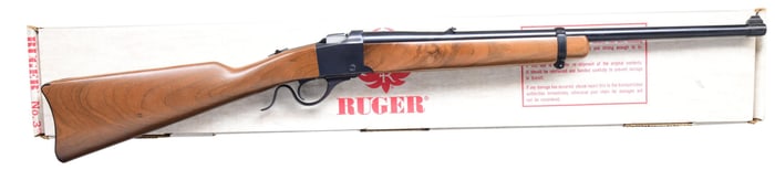 22 HORNET RUGER NO. 3A SINGLE SHOT CARBINE WITH