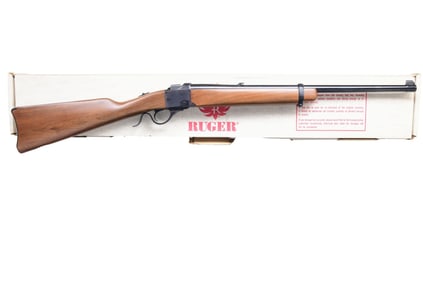 375 WIN RUGER NO. 3A SINGLE SHOT CARBINE WITH