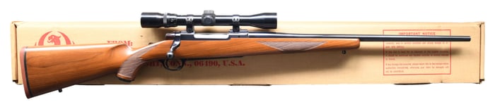 RUGER BICENTENNIAL MODEL 77-R BOLT ACTION RIFLE.