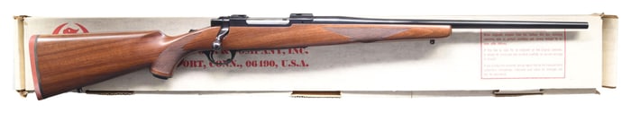 RUGER BICENTENNIAL MODEL M77R BOLT ACTION RIFLE.