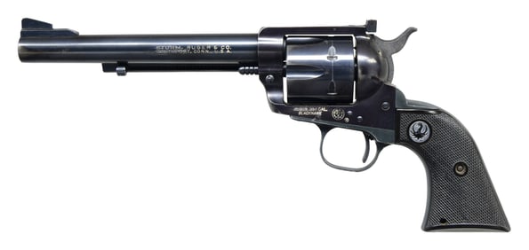 RUGER FLAT TOP BLACKHAWK SINGLE ACTION REVOLVER.
