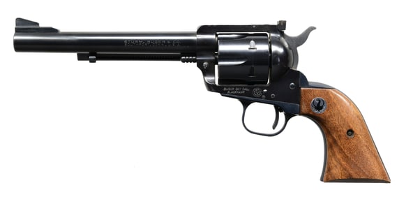 RUGER OM FLAT TOP 357 MAG. BLACKHAWK REVOLVER.