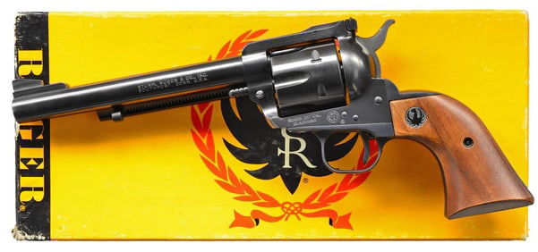 RUGER OLD MODEL 357 MAG. BLACKHAWK REVOLVER.