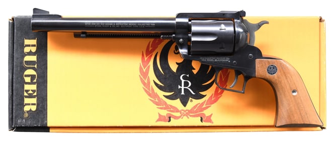 RUGER 357 MAX. NEW MODEL BLACKHAWK REVOLVER.