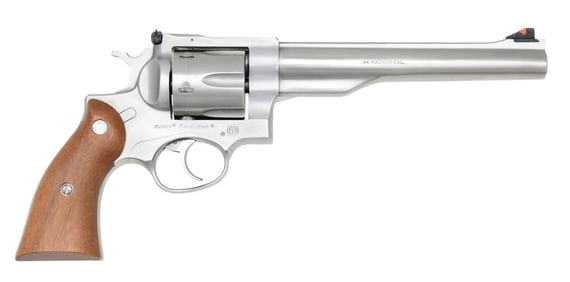 RUGER REDHAWK 44 MAGNUM STAINLESS REVOLVER.