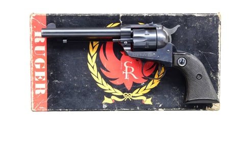 RUGER OLD MODEL SINGLE SIX SA REVOLVER WITH