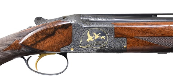 BROWNING SUPERPOSED MIDAS GRADE SKEET O/U SHOTGUN.