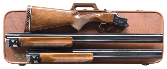BROWNING CITORI GRADE I CASED 2-GAUGE SET O/U