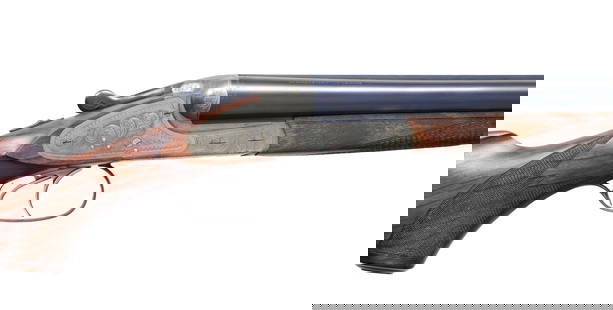 EAST GERMAN FORTUNA-WERKE MODEL 47 EJECTOR: SXS SHOTGUN. Cal. 12 Ga., 2 3/4". S# 715169 (mfg. May 1970). The 28" Special-Gewehrlaufstahl barrels have matted slightly raised rib with brass bead. Fix Full chokes. Water Tables have Suhl, East Germ