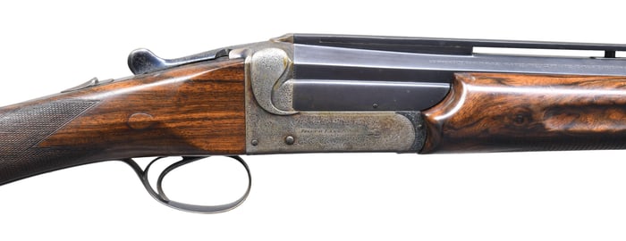 RARE JOSEPH LANG BOXLOCK SINGLE BARREL TRAP GUN.