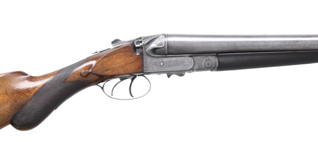 DAVID KIRKWOOD PATENT BOXLOCK TYPE DOUBLE SHOTGUN