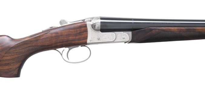 BERETTA MODEL 471 SILVER HAWK SXS SHOTGUN.