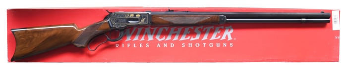 WINCHESTER 1886 HIGH GRADE LEVER ACTION RIFLE.
