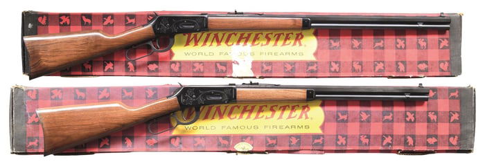 MATCHED SET WINCHESTER CANADIAN CENTENNIAL LEVER