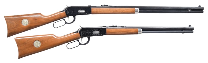 PAIR OF WINCHESTER 94 BUFFALO COMMEMORATIVE LEVER
