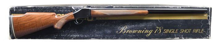BROWNING B78 SINGLE SHOT RIFLE.
