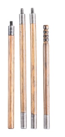 ORIGINAL FOUR PIECE WOOD CLEANING ROD FOR EARLY