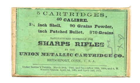 FULL BOX OF UNION METALLIC CARTRIDGE COMPANY 40-90