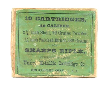 1 BOX OF UNION METALLIC CARTRIDGE COMPANY 40-90