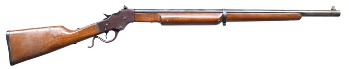 STEVENS 414 ARMORY MODEL SINGLE SHOT RIFLE.