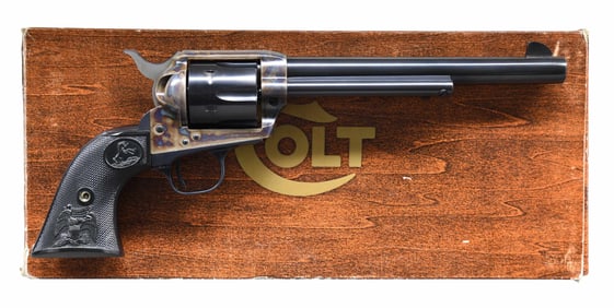 NEAR NEW COLT 3RD GEN SAA REVOLVER WITH ORIGINAL