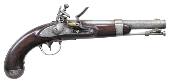 US M1836 FLINTLOCK PISTOL BY JOHNSON.