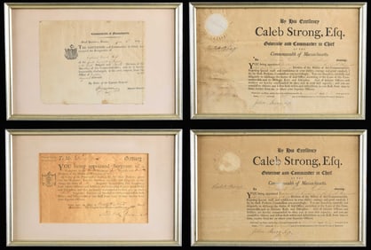 GROUP OF 4 FEDERAL ERA MASSACHUSETTES MILITARY