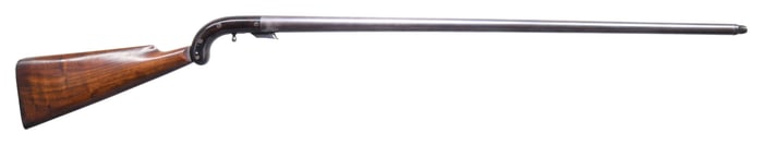 FINE MORGAN JAMES UNDERHAMMER PERCUSSION CANE GUN.