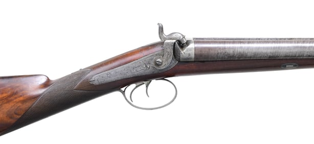 GOOD PERCUSSION SHOTGUN BY RICHARD CONSTABLE OF