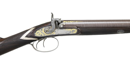 STRIKING GOLD INLAID JOSEPH MANTON 16 BORE DOUBLE