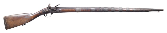 AMERICAN CLUB BUTT FLINTLOCK FOWLER.