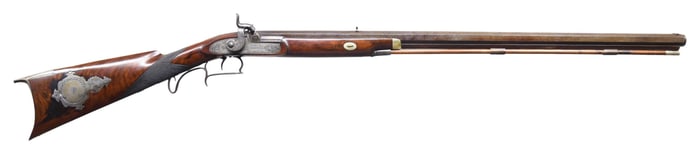 ATTRACTIVE PHILADELPHIA HALF STOCK SPORTING RIFLE