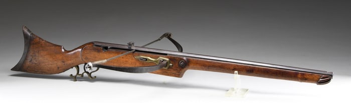 EXCEPTIONALLY RARE EARLY GERMAN CROSSBOW UTILIZING